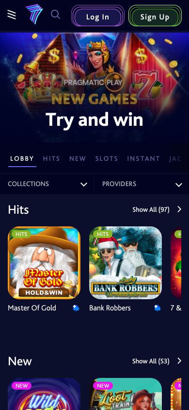 7Bit Casino Screenshot