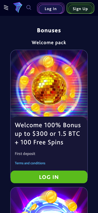 7Bit Casino Screenshot
