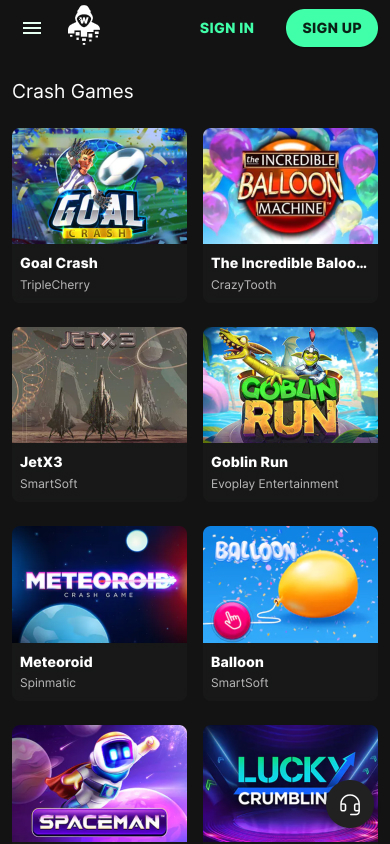 Wagmi Casino Screenshot