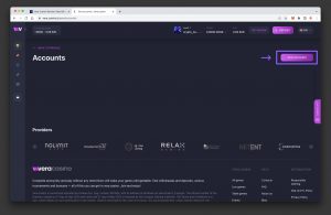 Vera Casino My accounts page