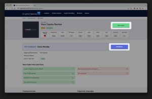 CryptoCasinos247 Vera Review page