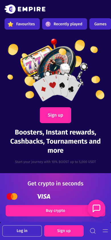 Empire.io Casino Screenshot