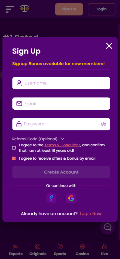 TrustDice Casino Screenshot