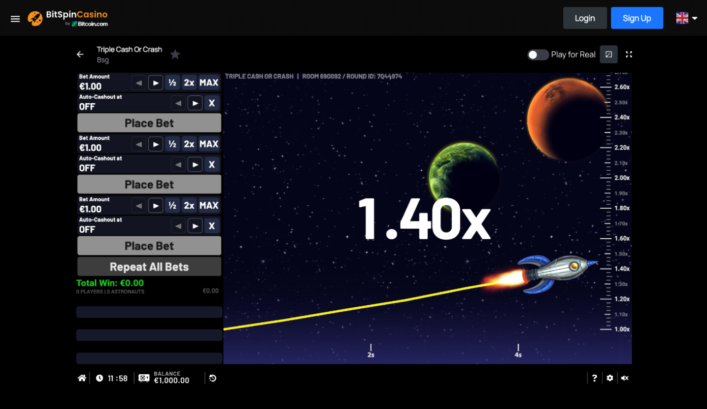 BitSpin Casino Screenshot