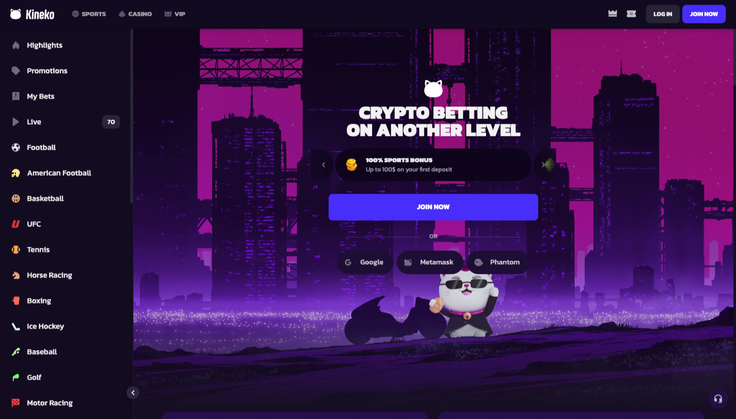 Kineko Casino Screenshot