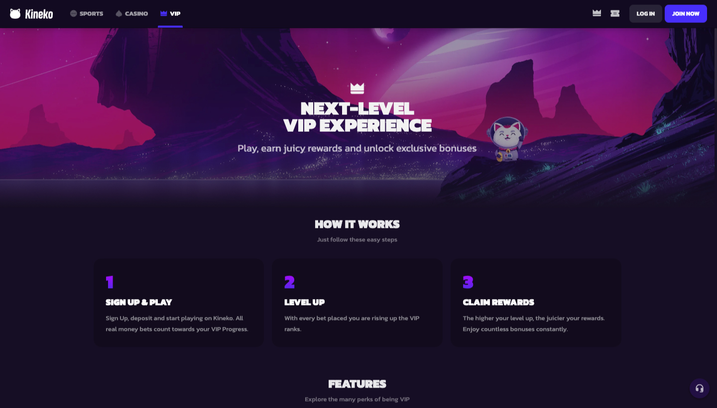 Kineko Casino Screenshot