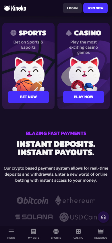 Kineko Casino Screenshot