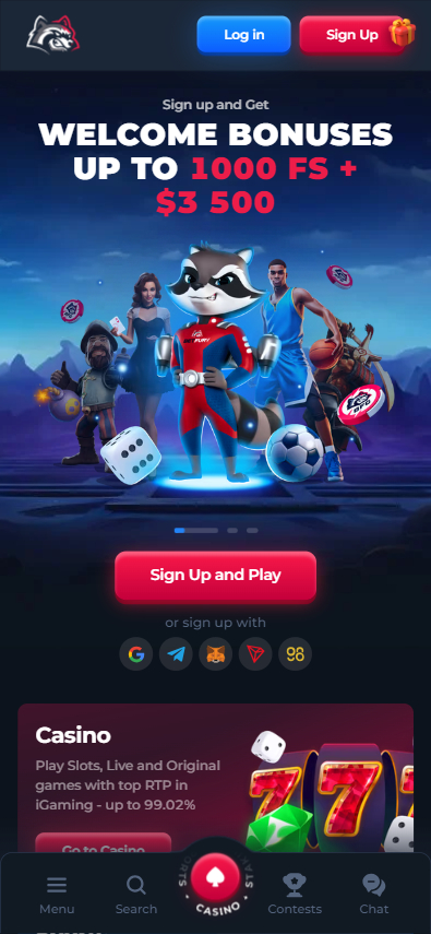 BetFury Casino Screenshot