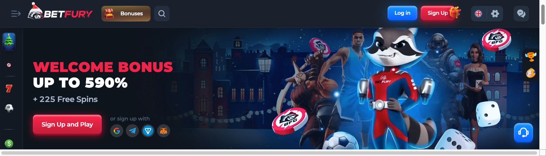 Betfury Casino Cover Image