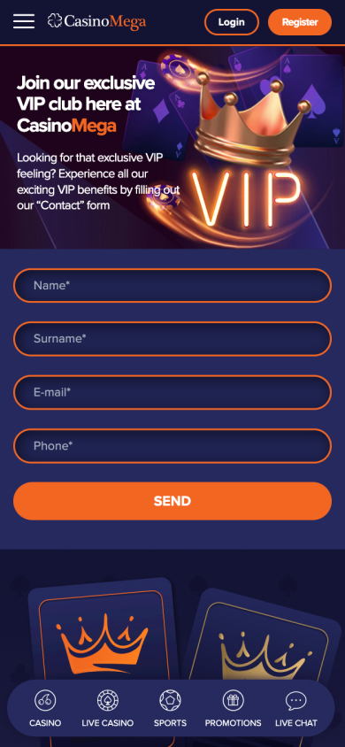 CasinoMega Screenshot