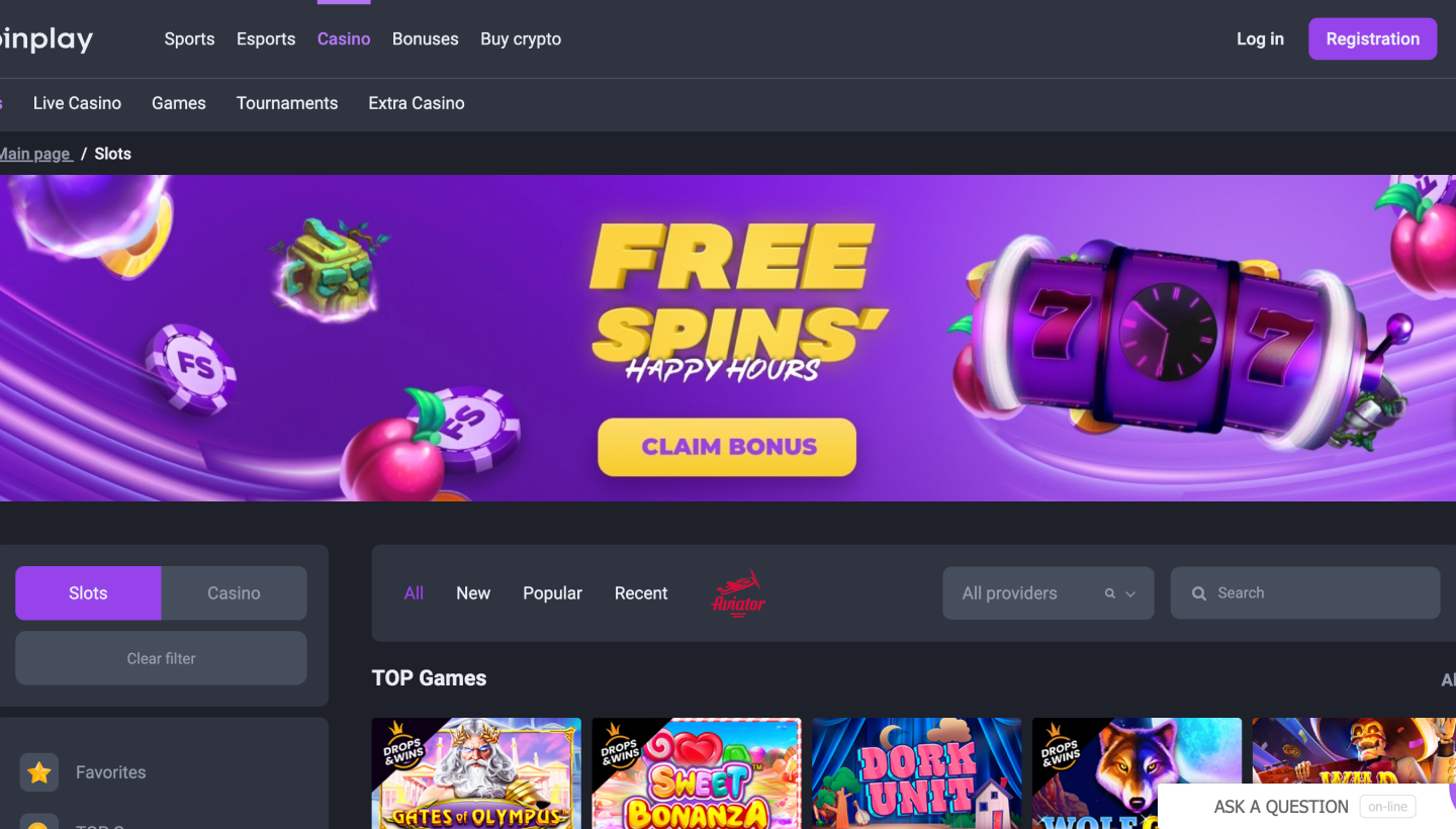 Coinplay Casino Screenshot