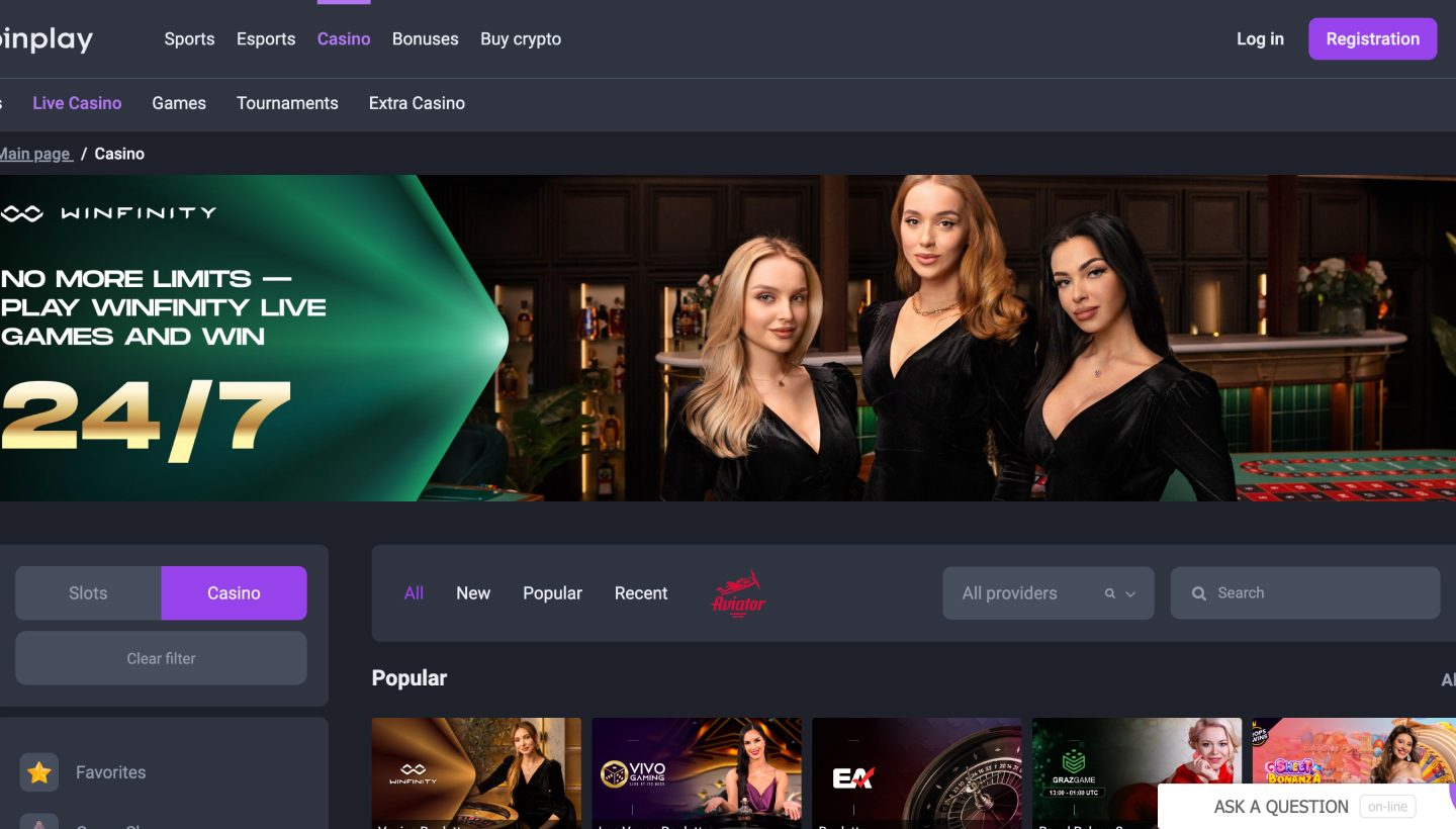 Coinplay Casino Screenshot