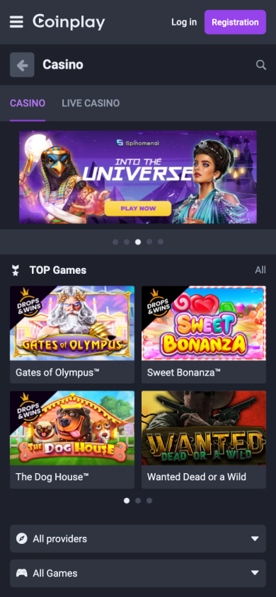 Coinplay Casino Screenshot