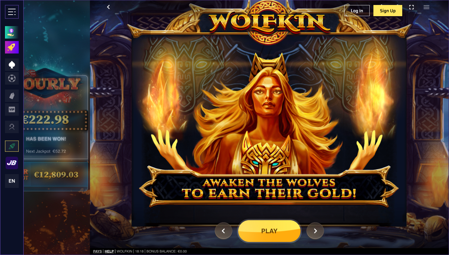 Justbit Casino Screenshot