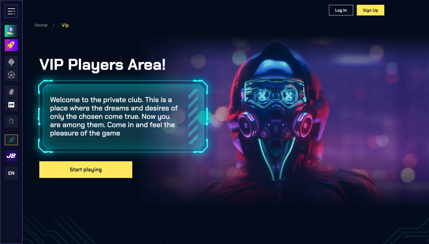 Justbit Casino Screenshot