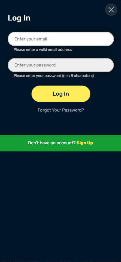 Winz.io Casino Screenshot
