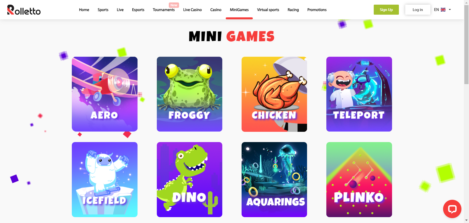 Rolletto Casino Screenshot