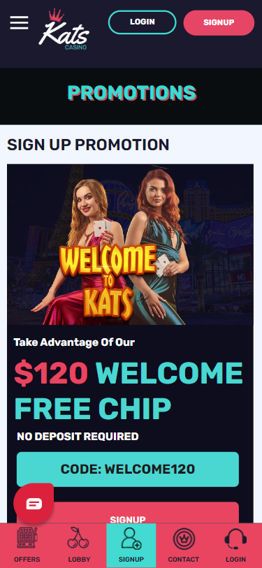 Kats Casino Screenshot