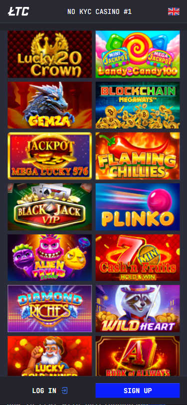 LTC Casino Screenshot